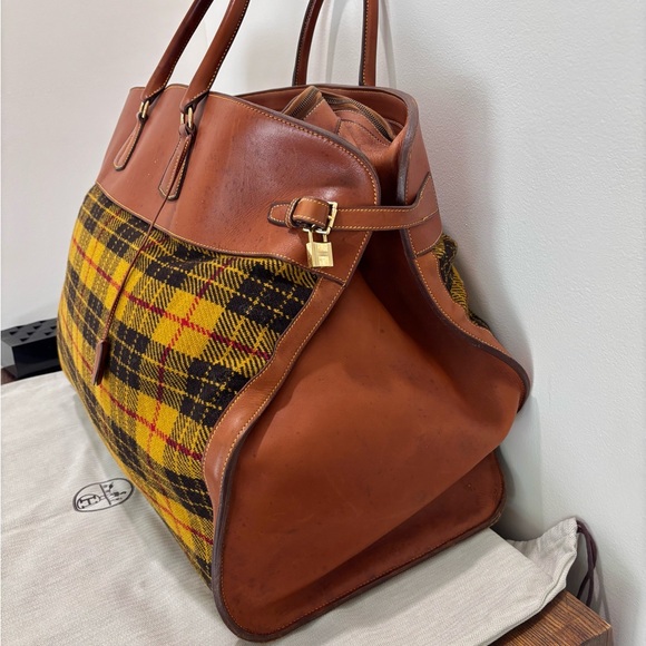 Authentic RARE Hermès Sac de Voyage Feudou II Feutre de Laine Unisex LARGE carry - Picture 4 of 16